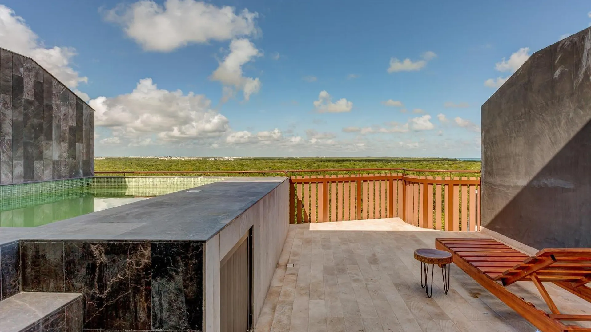 Ocean Views Luxury Community Private Rooftop Pool Tulum Mexico